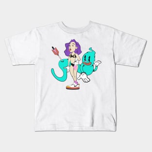 The Girl and the Ghost Kids T-Shirt